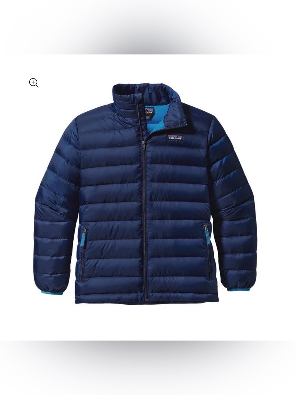 Patagonia Kids Navy Blue Puffer Down Jacket size S